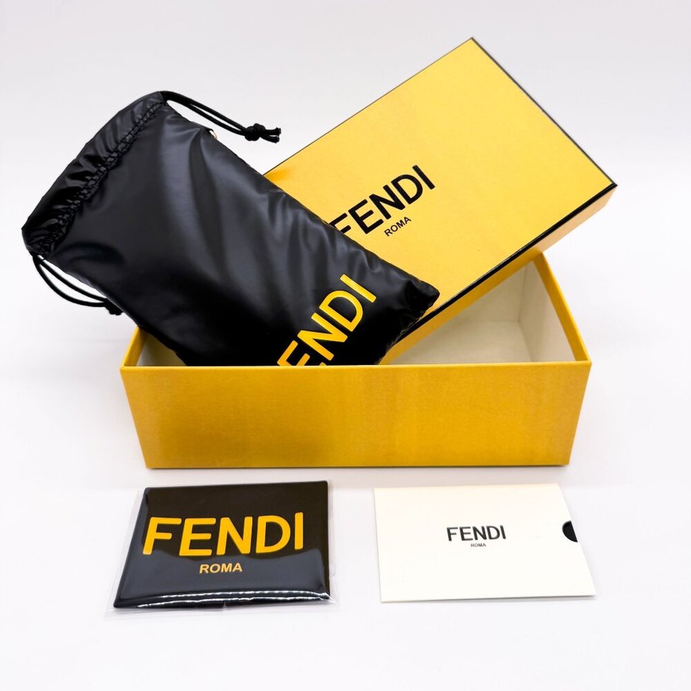 NEW FENDI SUNGLASSES FE40100I 55E HAVANA WOMEN EYEWEAR - Picture 8 of 8